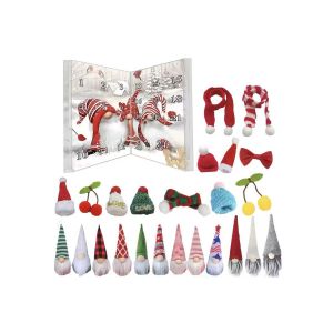 Calendrier de l'Avent Gnome 2025 - 12 figurines de nains &agrave; collectionner pour le compte &agrave; rebours de No&euml;l - Neuf