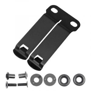 Porte-clip de ceinture en acier inoxydable noir pour étui de fourreau Kydex K étui de taille Accessoires de couteau gaine de dos - Neuf