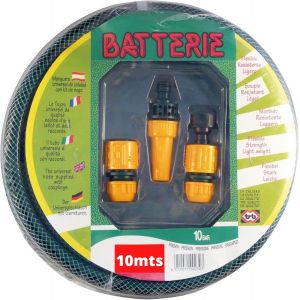 Kit Tuyau Batterie avec Accessoires,Vert,10 m - Neuf