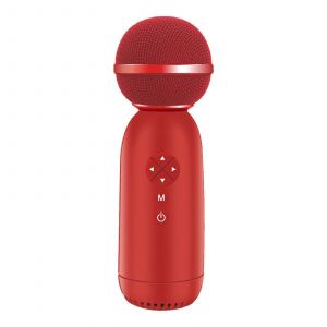 Microphone sans fil pour chanter et enregistrer, microphone portable Bluetooth USB pour karaok&eacute; enfant - Neuf
