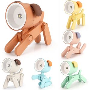 6 Pi&egrave;ces Veilleuse B&eacute;b&eacute;, Mini Veilleuse Enfant En Forme De Chien, Vjolie Veilleuse, Pour Chambre D'enfant Cadeau Veilleuse Pour Enfant, Pour Un Cadeau D'anniversaire, Un Cadeau De No&euml;l (Chien) - Neuf