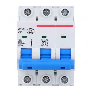 Disjoncteur tripolaire 400 V CA IP20 GYM1-DZ47S, petit disjoncteur, accessoire de protection de circuit, 50 A - Neuf