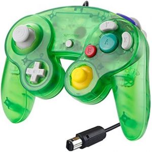 Kal-Manette Filaire Pour Game Cube,Contrôleur Ngc Manette De Game Cube Classique Gc Game Cube Ngc Compatible Avec Game Cube Wii U Switch Pc Super Smash Bros - Neuf