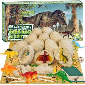 MDY-Dinosaure Jouet Enfant 4 5 6 7 8 9 10 Ans, Oeuf Dinosaure Jeux Enfant 4-10 Ans Cadeau Garcon 4-10 Ans Figurines Dino Egg - Neuf