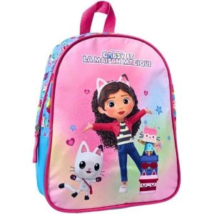 Sac À Dos Pour Fille Gabby-Rose-Enfant-Ecole-Maternelle-Garderie-Crèche-Cartable Fille-Taille 32 Cm-Bretelles Réglables-Idée Cadeau-Gabby's Dollhouse - Neuf