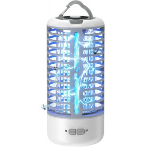 Lampe Anti Moustique,Anysun Raid Anti Moustique avec Lumière LED pour Intérieur et Extérieur,Anti Moustiques Étanche 3000 V,Idéal pour la Maison,la Terrasse,le Jardin et le Camping.[S26] - Neuf