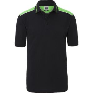 Polo De Travail - Homme - Jn858 - Noir - Neuf