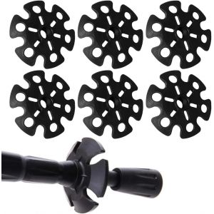 Letnerny-6 Pi&egrave;ces Panier De B&acirc;tons De Randonn&eacute;e, Embout Baton De Marche,Protecteur De Pointe De B&acirc;ton De Marche,Paniers De Boue De Ski De Neige, Pour Trekking,Alpinisme,Ski - Neuf