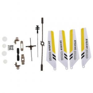 Kit complet de pi&egrave;ces de rechange pour h&eacute;licopt&egrave;re RC - pales principales,arbre,h&eacute;lices de queue,engrenages,d&eacute;corations - Neuf