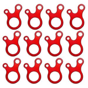 12pcs Tensioner De Corde De Tente, Ajusteur Pour Tente Randonn&eacute;e Camping Pique-Nique - Neuf