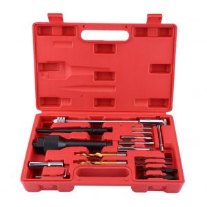 Kit d'outils de demontage de bougies de prechauffage endommagees, 8 mm et 10 mm, accessoires professionnels - Neuf