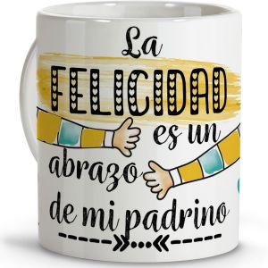 Eryi-Cadeaux Parrain Tasses Originales À Offrir Cadeau Parrain Cadeaux Parrain Cadeaux Parrain Tasse Céramique 330 Ml Fba 2024 - Neuf