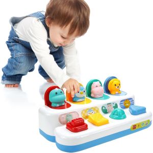 MDY-Jouet pop-up pour bébé à partir de 12 mois, Montessori à partir de 1 an, jouet de motricité à partir de 6 mois, développement précoce, cause et effet, jouet éducatif pour bébé, cadeau de Pâques - Neuf