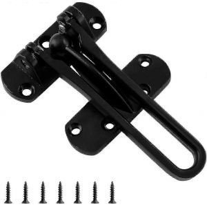 Loquet De Serrure De Porte À Barre Pivotante Pour La Sécurité À La Maison,Serrure De Porte De Renfort De Protection De Porte,Sécurité Pour Enfants,Noir01 - Anyou - Neuf
