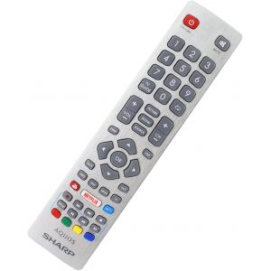 Télécommande authentique compatible avec Sharp Aquos 4K HD Smart TV 40BG3K - Neuf