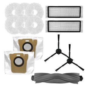 Pi&egrave;ces de rechange pour balais X20 PRO/L20 Ultra, brosses &agrave; rouleau, brosses lat&eacute;rales et chiffons - Neuf