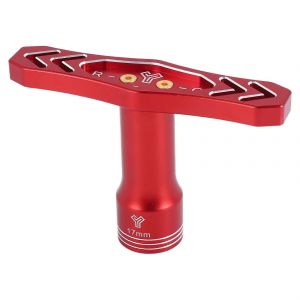 Roue de 17mm Cl&eacute; hexagonale outil &Eacute;crous hexagonaux Manchon Voiture Rc pour 1/8 1/10 Tout-terrain Rc Voiture Crawler Pneus Rouge - Neuf