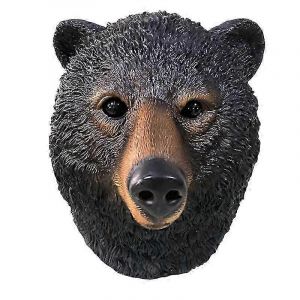 Masque D'ours Noir, Mod&egrave;le 2025, Animal Sauvage, En Latex, R&eacute;aliste, Couvrant Toute La T&ecirc;te (Szrh Ac). - Neuf