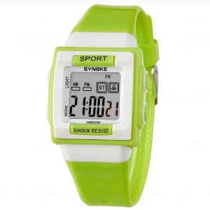 Synoke Students Kids Fashionable Watch Montre-Bracelet &Eacute;lectronique (Vert) - Neuf