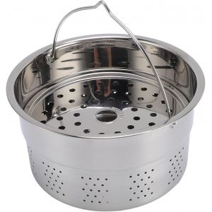 Subzonal-Panier Vapeur Pour Robot Culinaire Tm5 Tm6, Panier Vapeur En Acier Inoxydable, Panier Vapeur Pour Robot Culinaire Tm5 Tm6, Passoire Pour Marmite Vapeur, Grille D'insertion - Neuf