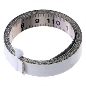 LETNERNY-M&egrave;tre Ruban Auto-Adh&eacute;sif - M&egrave;tre &Agrave; Ruban En Acier De 1 M - R&egrave;gle M&eacute;trique Adh&eacute;sive Pour Coudre Et Mesurer La Menu rie (De Gauche &Agrave; Droite) - Neuf