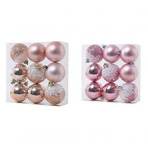 18 Pcs De Boules De No&euml;l Arbre De No&euml;l D&eacute;corations Boules Suspendues Pour La Maison F&ecirc;te Du Nouvel An D&eacute;cor P - Neuf