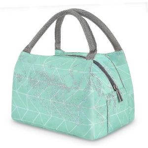 Sacs &agrave; lunch isothermes pour femmes hommes &eacute;tanches Sacs &agrave; lunch r&eacute;utilisables Bo&icirc;te &agrave; lunch Sac isotherme R&eacute;sistant Lunch Container Rayures Lunch Tote Bag Waterproof Lunc - Neuf