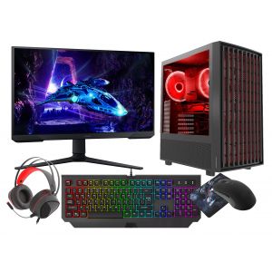 VIST PC Gaming Ryzen 7 8700F - RAM 32Go - RTX 5060 - SSD 1To M.2 - WIFI - LCD 24 - W11 - Neuf