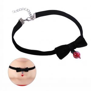 Collier Ras Du Cou Vampire Avec Pendentif En Forme De Bouteille De Plasma Et De Sang Pour Halloween #8 - Neuf