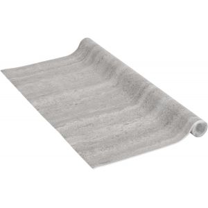 Papier Adhésif|Béton Aspect Pierre Blanc|45 Cm X 2 M,Épaisseur 95¿|Film Autocollant Pour Meuble Et Cuisine,Film Décoratif,Papier Peint|Pvc Sans Phtalates|Fabriqué En Ue - Neuf