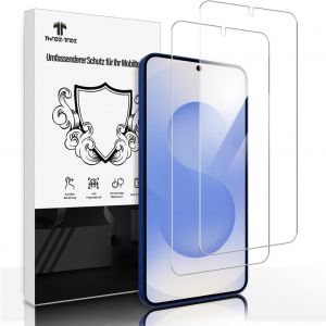 SJZG-Lot De 2 Films De Protection D'&Eacute;cran En Verre Blind&eacute; Pour Samsung Galaxy S25 5G [Reconnaissance D'Empreintes Digitales De Haute Pr&eacute;cision] Film Tactile Sensible, 9H Anti-Rayures Lot De 2 - Neuf