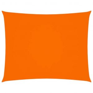 Voile Toile D'ombrage Parasol Tissu Oxford Rectangulaire 2,5 X 3,5 M Orange Helloshop26 02_0009560 - Neuf