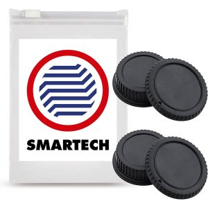 KAL-Bouchon Pour Canon Eos : Cache Arrière Objectif + Boitier, Monture Appareil Photo Ef Ef-S - Lot De 2 - Neuf