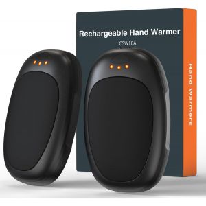 JGD-Chauffe Main Rechargeable, Chauffe Mains Reutilisable, Chaufferette Main R&eacute;utilisables, Chaufferette Main Rechargeable de Poche, Chaufferette 2 in 1, Cadeau pour Hommes Femmes Enfants - Neuf