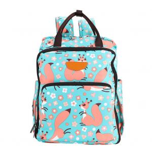Sac a dos multifonction grande capacite avec imprime mignon pour maman, organiseur de couches pour bebe (ecureuil) - Neuf