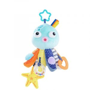 Jouet B&eacute;b&eacute; 0-6 Mois Jeux Montessori Pour B&eacute;b&eacute; 0-6 Mois Nouveau N&eacute; Fille 0-6 Mois Jouet Sensoriel B&eacute;b&eacute; 0-6 Mois Naissance 0-6 Mois B&eacute;b&eacute; Poulpe Jouet Peluche Musicale - Neuf