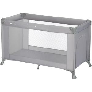 SUBZONAL-Sweet Dreams, Lit Parapluie B&eacute;b&eacute;, 0-3 Ans (0-15 kg), L&eacute;ger, Grand Matelas, Ouverture Lat&eacute;rale, Design Pliable, Sac de Transport Inclus, Mineral Gray - Neuf