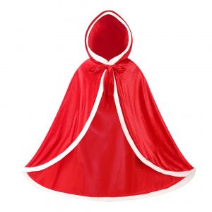 À Capuchon De La Cape Capes Costume Pour Les Filles De Noël, D'anniversaire Jeu De Rôle Cosplay Dress Up¿Rouge - Neuf