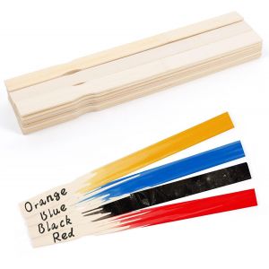 Tianyi-Bâtons De Peinture En Bambou, 10 Pouces 50 Pièces, Agitateur En Bambou De Qualité Pour Mélanger La Peinture, Agitateurs Pour Mélanger La Peinture, Loisir Creatif, Pour Projets Artistiques - Neuf