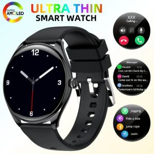 Montre Intelligente Ultra Mince De Mode Classique 1.43 Pouces Amoled 6.5mm Montre En M&eacute;tal Appel Corporel Ip67 Femmes Montres Fitness Sport Smartwatch - Neuf