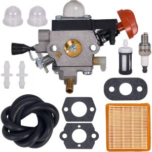 Carburateur pour Debroussailleuse Stihl FS91 FS91R FS111 FS89 HT102 HT103 FC91 KM91 KM91R KM111 FS89 HT102 HT103 FC96 FC111 avec Kit Filtre a Air 4180-120-0615 - Neuf