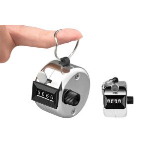 Compteur De Golf M&eacute;canique &Agrave; 4 Chiffres Avec Bouton Clic - Neuf