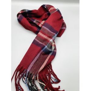 Echarpe Rouge Homme Anais De 180 Cm - Neuf