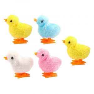 5Pcs Pâques Wind Up Chick Toys pour les enfants filles - Neuf