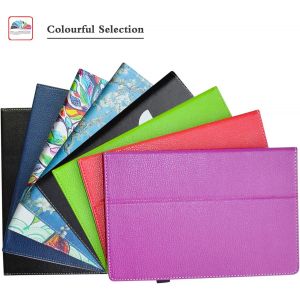 Archos 101 Oxygen 4g Coque, Slim Fit Cuir Pu Étui Housse Fin Et Pliable Pour 10.1"" Archos 101 Oxygen 4g Tablette - Noir - Neuf