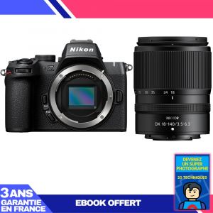 Boitier Nikon Z50 II + 18-140mm f/3.5-6.3 VR + Ebook 'Devenez Un Super Photographe - Neuf
