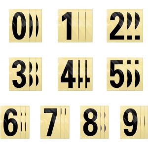 30 Feuilles Autocollants Num&eacute;ros Autocollant Num&eacute;rot&eacute; 1 &Agrave; 10 De Bo&icirc;te Aux Lettresnum&eacute;ro De Maison En Vinyle, &Eacute;tiquettes Autoadh&eacute;sives, Imperm&eacute;able Chiffres Noirs - Neuf