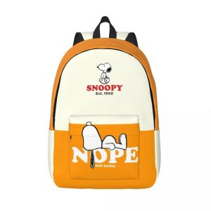 Sac à dos multifonction minimaliste pour l'ecole, sac à bandoulière robuste à motif Snoopy pour enfants, sac d'ecole, sac d'anniversaire - Neuf