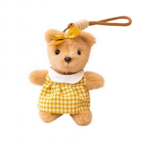 Pendentif Poupee Ours Mignon Peluche Jouet Ours Porte-Cles Fille Sac Pendentif Couple Cadeau D'anniversaire - Neuf