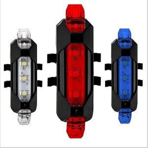 Feu Arri&egrave;re De V&eacute;lo &Agrave; Led Rechargeable Par Usb &iquest; Lot De 2, 4 Modes, Installation Facile, &Eacute;clairage De S&eacute;curit&eacute; Haute Visibilit&eacute; Pour Le Cyclisme Et Utilisation Polyvalente - Neuf